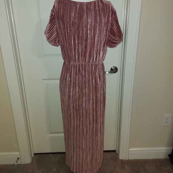 Willow & Root Pink Ribbed Dress/Cardigan - Picture 3 of 5